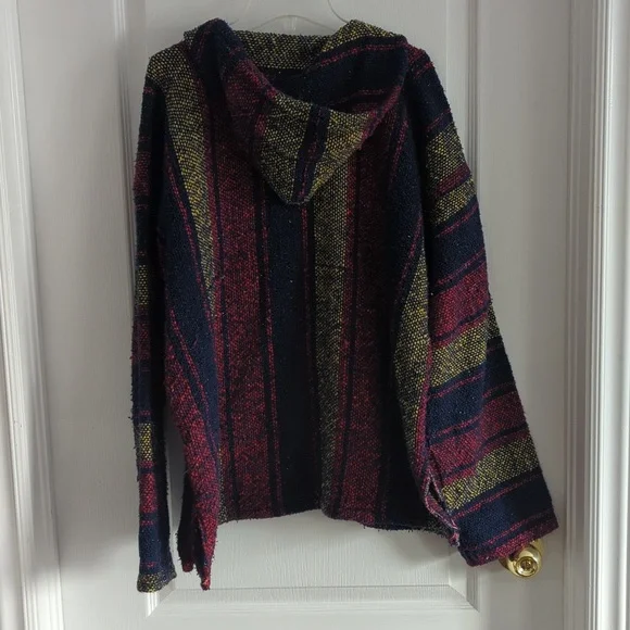 Multicolor Striped Baja Hoodie - Picture 6 of 6